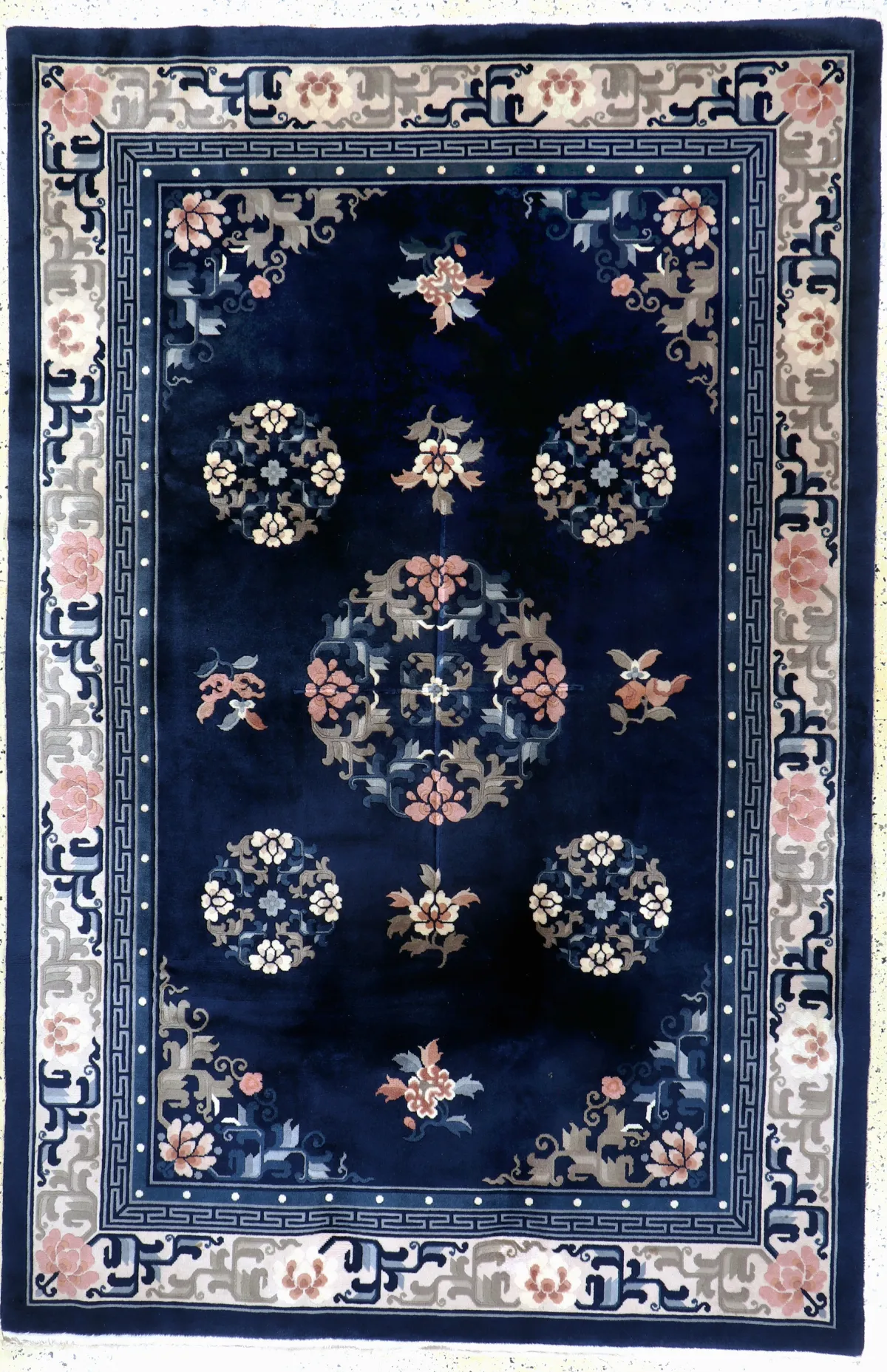 Antik finish, China, Ende 20.Jhd, Wolle aufBaumwolle, ca. 274 x 183 cm, EHZ: 2