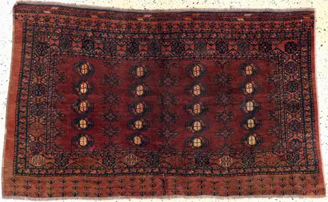 Arabatschi Tschowal антикварный, Туркменистан, 19 в., шерсть на шерсти, ок. 170 x 105 см,