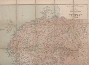 Bretschneider, Emil – Mapa Číny a okolních oblastí