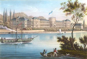 Schloss Biebrich – Aquarell auf Papier