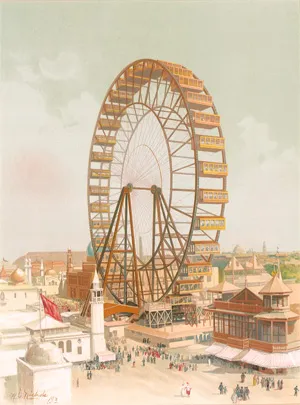 Exposition universelle de Chicago – Suite de 18 planches chromolithographiques