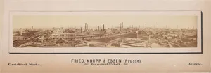 Werden, Hugo van und Krupp – Fried. Krupp à Essen (Prusse), Aciérie