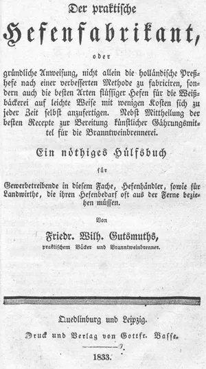 Gutsmuths, Friedrich W. – Praktický kvasnicový praktik