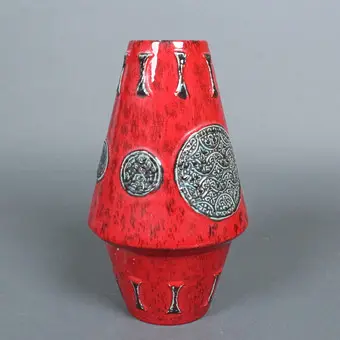 Brutalist floor vase from the 1970s.