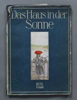 CARL LARSSON. Kniha „Das Haus in der Sonne“, z „Die Blauen Bücher“, 1909, Německo.