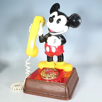 DISNEY. Mickey Mouse, "The Mickey Mouse Phone", American Telecommunications Company, 70. léta