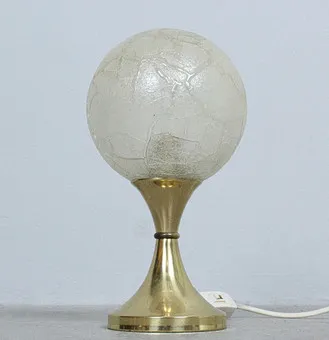 BANKAMP LEUCHTEN. Table lamp / spherical lamp from the 1970s.