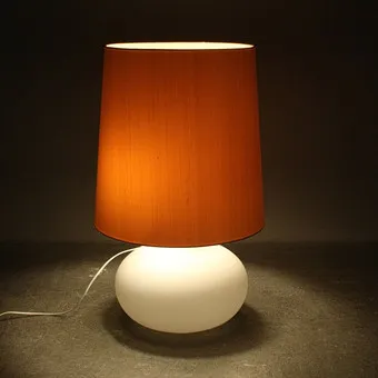 HEINZ JOSEF OHM. Glashütte Limburg, large table lamp by Heinz Josef Ohm, 1970s.