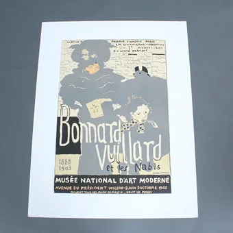 Artiste inconnu, affiche, '' Bonnard, Vuillard et les Nabis ''.