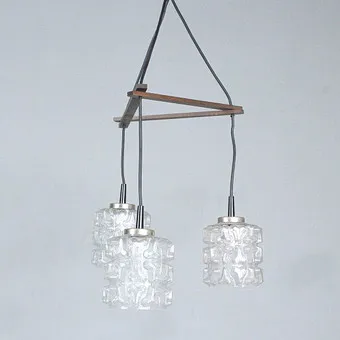 Lampa wisząca z lat 60.