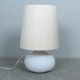 HEINZ JOSEF OHM. Glashütte Limburg, large table lamp by Heinz Josef Ohm, 1970s.