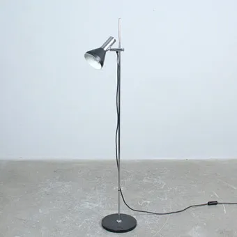Lampadaire Mid-Century réglable en acier chromé par Gepo, années 1960, Pays-Bas.