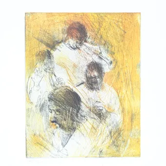 CHRISTOPHE HOHLER (1961). Eau-forte, ''JAZZ'' signée, limitée, 230/240, Paris 2001.