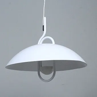 ELIO MARTINELLI. Martinelli Luce. Lampa wisząca, model 'Moon', Włochy, lata 80.