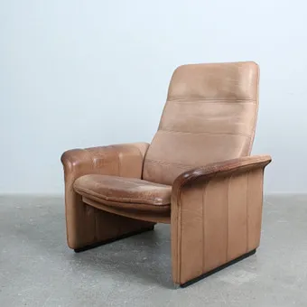 DE SEDE. Fauteuil, modèle 'DS-50', cuir, Suisse, années 1970.