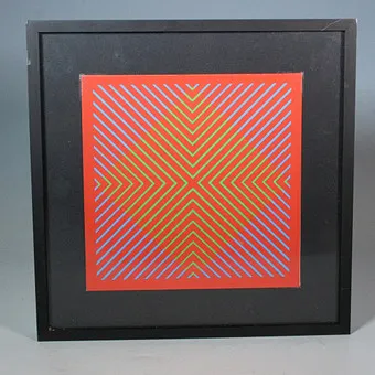 RICHARD JOSEPH ANUSZKIEWICZ (1930-2020). AFTER. Print '' Untitled ''.