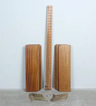 POUL CADOVIOUS. Mid Century regálový systém 'Royal System', teak, 1970, Dánsko.