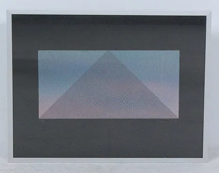 JÜRGEN LIT FISCHER (1941-2005). (BK) 'Klang-Bild', 1986, screenprint, ed. 5/50, signed.