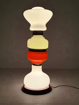 مصباح أرضي/مصباح قائم Space Age من Carlo Nason لـ Mazzega، إيطاليا، السبعينيات.