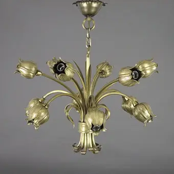 Plafondlamp "TULPEN" - KOCH UND SÖHNE, 20e eeuw.