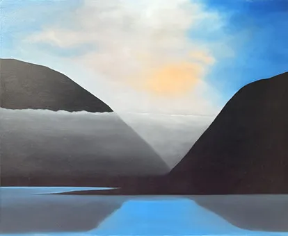 DOBOCAN, DORÉL.《Stille》，1998年，布面油画，总尺寸约114 × 134厘米