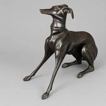 PIERRE-JULES MÊNE（1810年巴黎 - 1879年同地，仿作）- 灵缇犬。