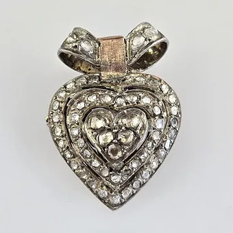 HERZBROSCHE /-ANHÄNGER.