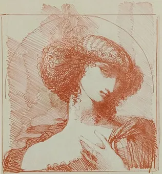 FUCHS, ERNST. "Cosima", litografia.