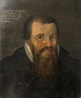PORTRET AEGIDIUS HUNNIUS OK. 1600.