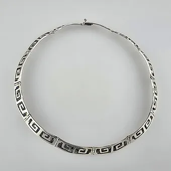 VINTAGE-COLLIER - STERLING SILBER 925/000.
