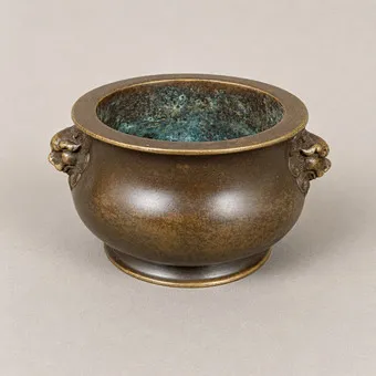 Brûle-encens en bronze - Chine, fin de la période Qing.