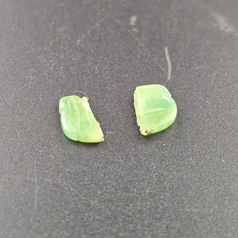 2.88ct Zambian Carved Emerald GFCO Swiss Certified.