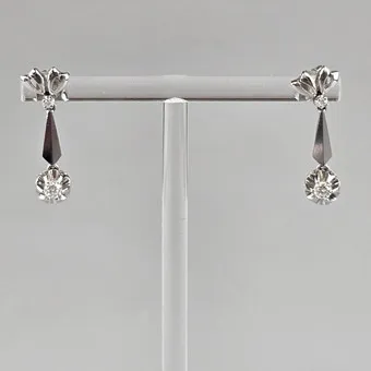 EIN PAAR DIAMANTOHRSTECKER - WEISSGOLD 585/000.