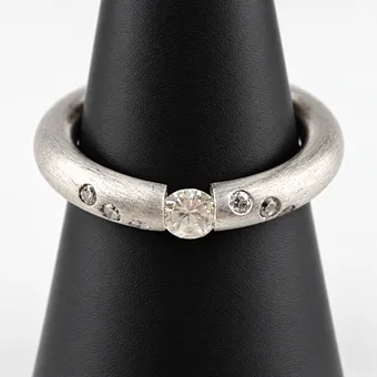 Diamantring - Platin 950.
