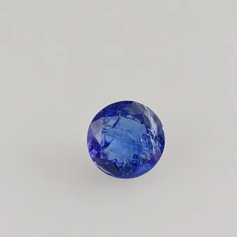 Tanzanite libre taille brillant de 9,05 ct, certificat IGI.