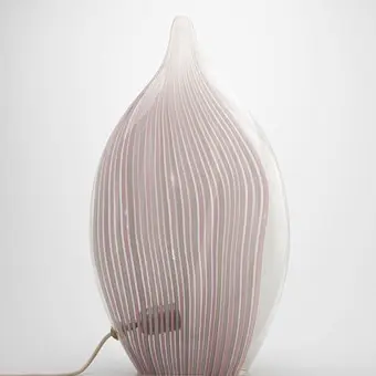 La Murrina, duża lampa stołowa 'Swirl', projekt prawdopodobnie Lino Tagliapietra, lata 90.