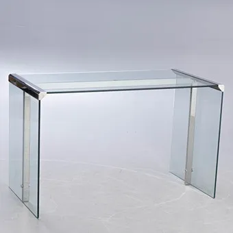 G&R DESIGN. Galotti & Radice. Glazen bureau 'President' serie.