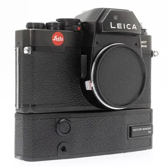 Leica R3 MOT Electronic, 35mm-Spiegelreflexkamera ( SN 1510849 ) mit Motor Winder R3.