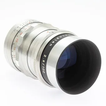Meyer - Optik Görlitz Trioplan 1.2,8/100 ( SN 2684375 ) objectif pour monture M42.