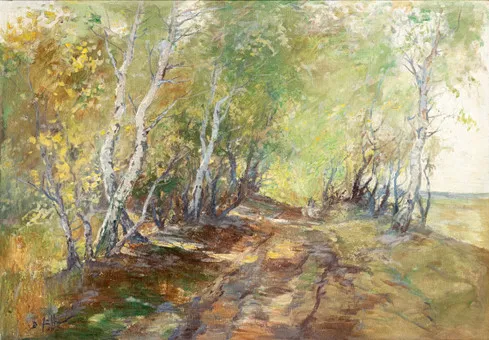 BRUNO JÜTTNER (1880-1965). Krajobraz.