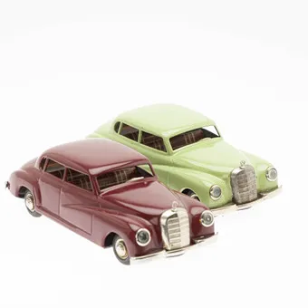 JNF，两辆 Mercedes 300，铁皮，德国，1950-1960年代（2）。
