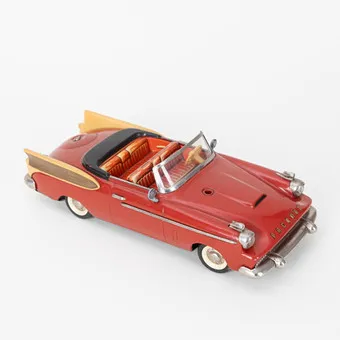 SCHUCO. Elektro Synchromatic, 5700, Cabrio Packard in Rot.