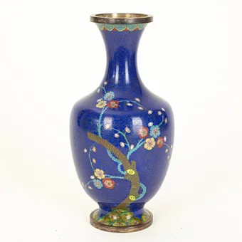 Cloisonné vaas, China, begin 20e eeuw