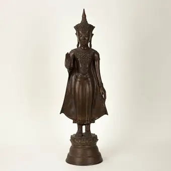 Stojący Budda w stylu Ayutthaya, Tajlandia, XX w.