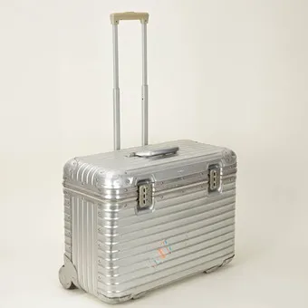 Rimowa Aluminium-Trolley Aluminium / Kunststoff, auf Rollen.
