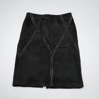 MM6 MAISON MARGIELA. Kalem etek / midi etek, deri, SS 2026, Fransa.