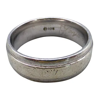 925ER-SILBERRING MIT GRAVUR.