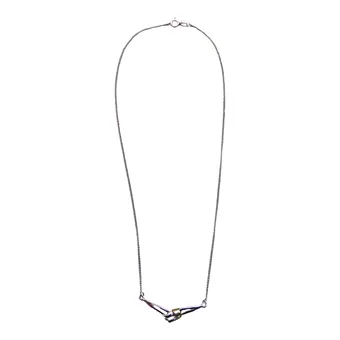 COLLIER EN ARGENT 925 AVEC PENDENTIF INTÉGRÉ.