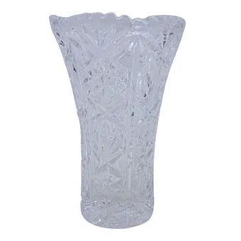 KRISTALLVASE IM PARISER SCHLIFF.