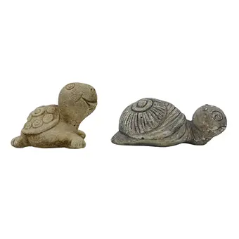 Garden figures set turtle and snail.